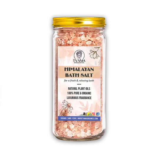 Himalayan Bath Salt Crystals | Sandalwood | Body & Foot Spa | For Pain Relief and Relaxation | 200g