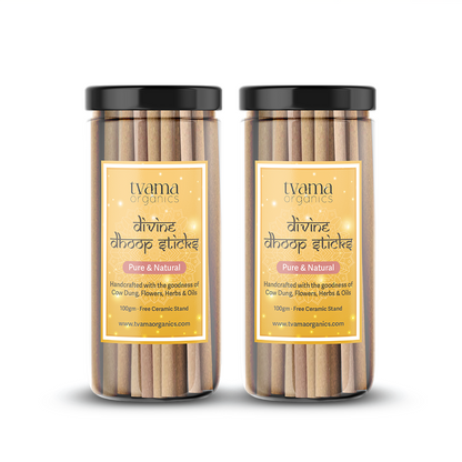 Natural Incense Sticks | Divine Sandalwood | Charcoal and Wood Free | 100gm