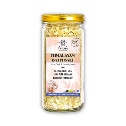 Himalayan Bath Salt Crystals | Jasmine | Body & Foot Spa | For Pain Relief and Relaxation | 200g