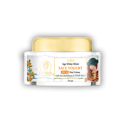 AJRA SPF 30 Day Cream | Sea Buckthorn, Witch Hazel for Wrinkles & Fine Lines | 50gm