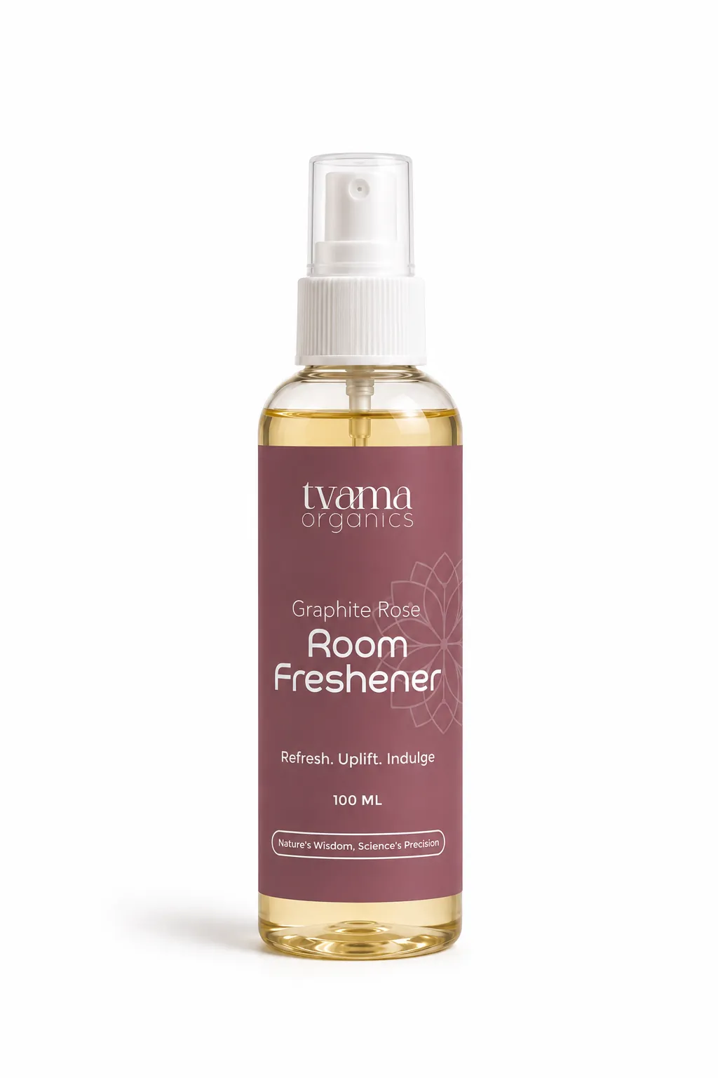 Tvama Graphite Rose Room Freshener spray bottle